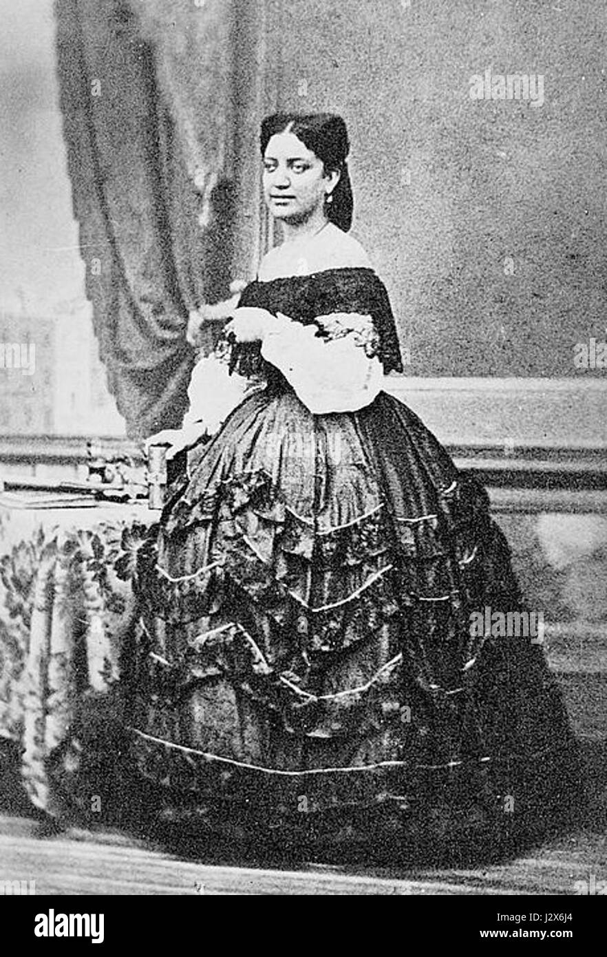 Angela Peralta a piena lunghezza ritratto Foto Stock