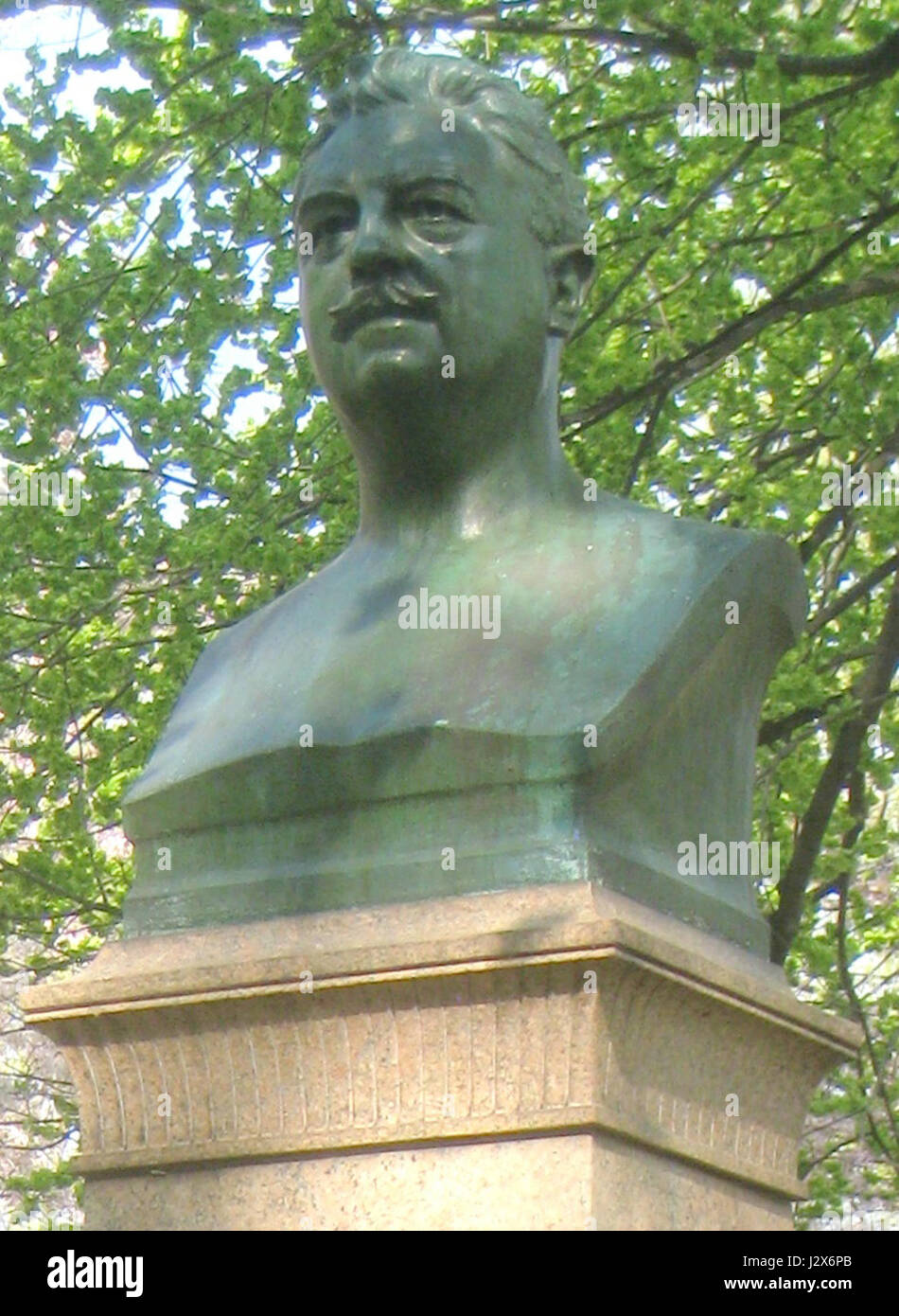 Il Central Park di New York - Victor Herbert statua da Edmund Thomas Quinn - IMG raccolto 5718 Foto Stock