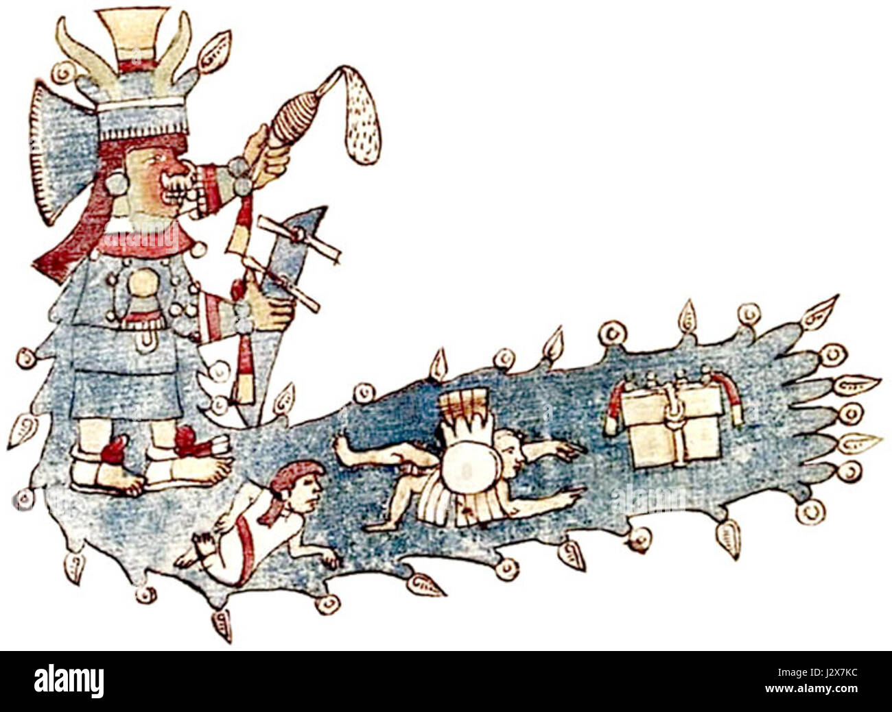 Chalchiutlicue rios Foto Stock