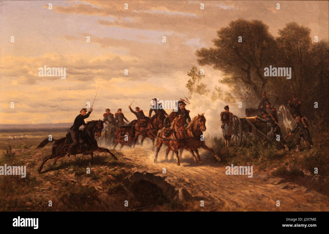 L'Ancienne batterie vaudoise si riferisce ad una storica batteria di artiglieria situata nella regione di Vaudois, nota per il suo ruolo nella difesa dell'area. Questa batteria risale ai primi periodi della storia militare europea, rappresentando un aspetto chiave delle infrastrutture militari. Foto Stock