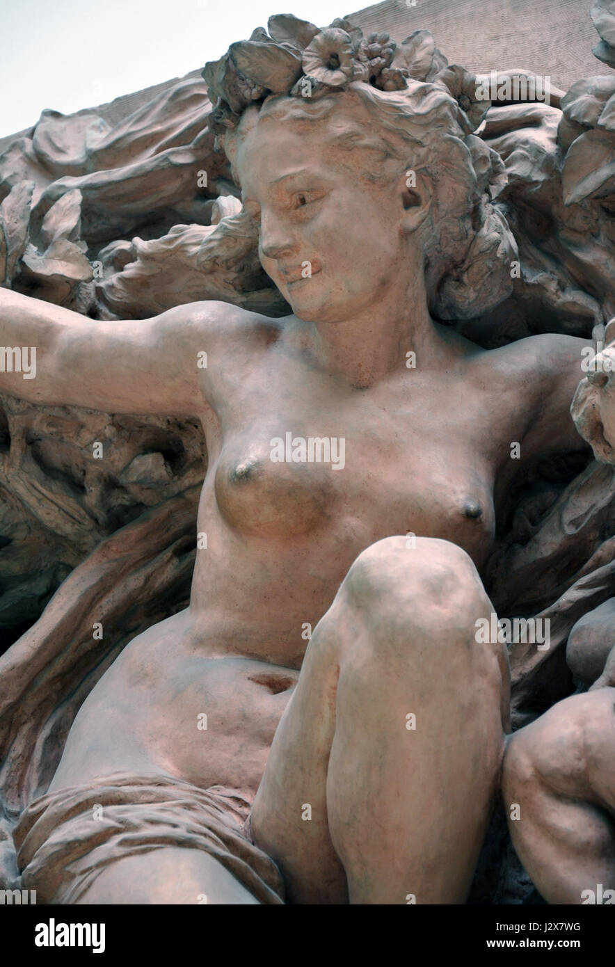 Carpeaux Valenciennes Triomphe de Flore 080810 02 Foto Stock