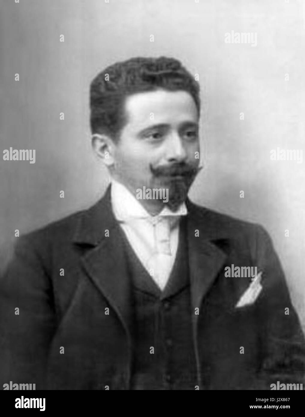 Afonso Costa è stato un politico e avvocato portoghese, primo ministro del Portogallo all'inizio del XX secolo. Giocò un ruolo chiave nella formazione della Repubblica portoghese. Foto Stock