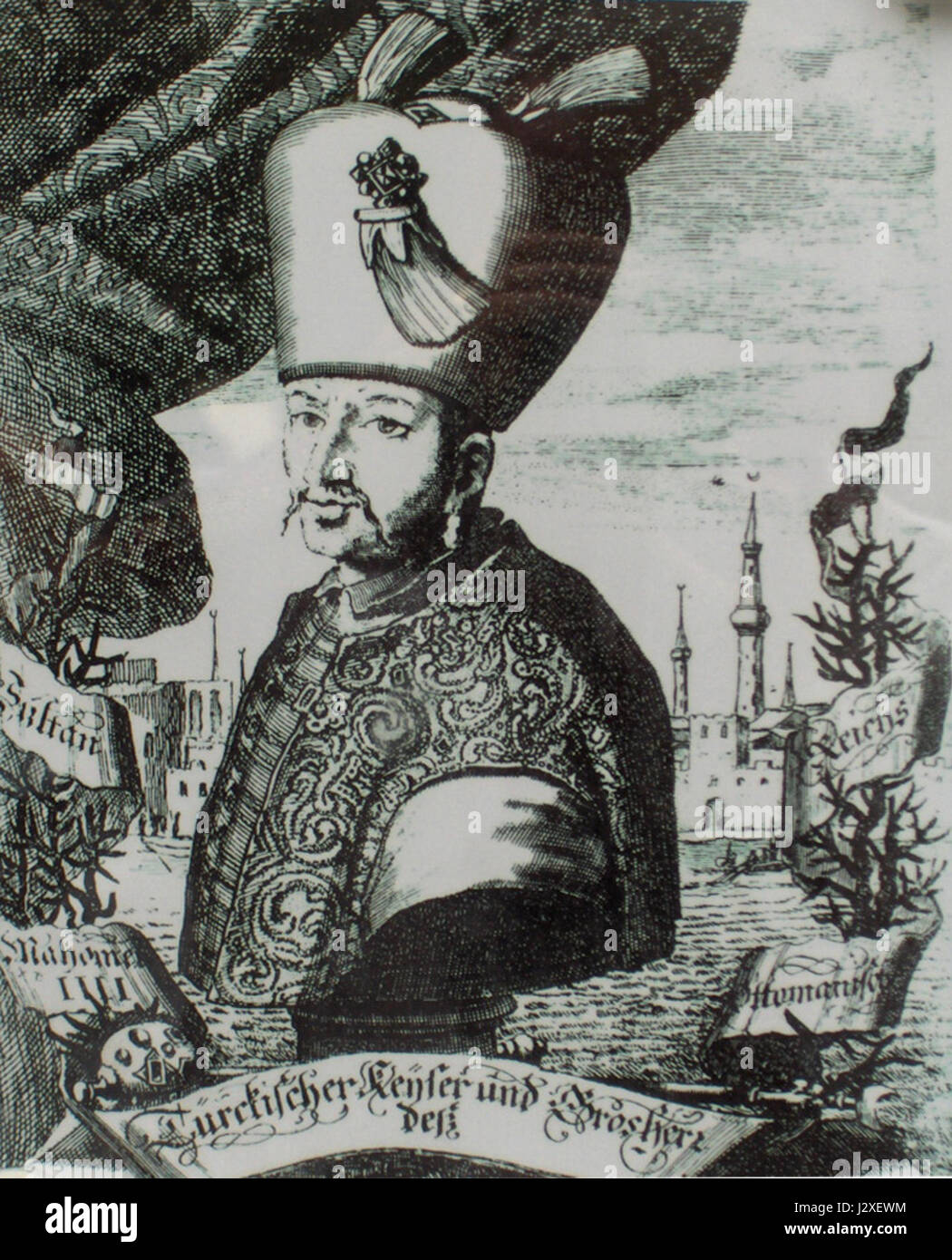La battaglia di Vienna, combattuta nel 1683, fu un evento cruciale in cui le forze dell'Impero ottomano, guidate da Mehmed IV, si scontrarono con una coalizione di forze europee, segnando un significativo punto di svolta nella storia europea. Foto Stock