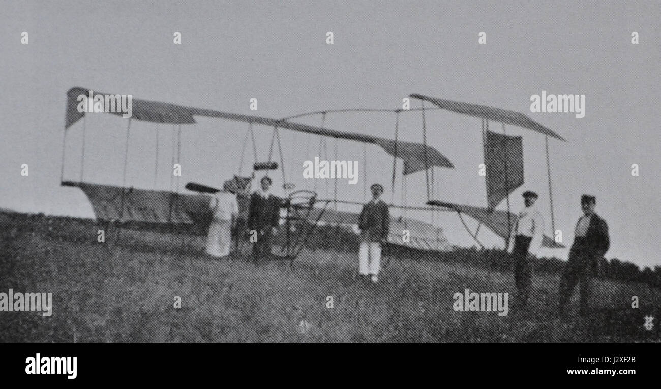 Caproni Ca.4 (1911) Foto Stock