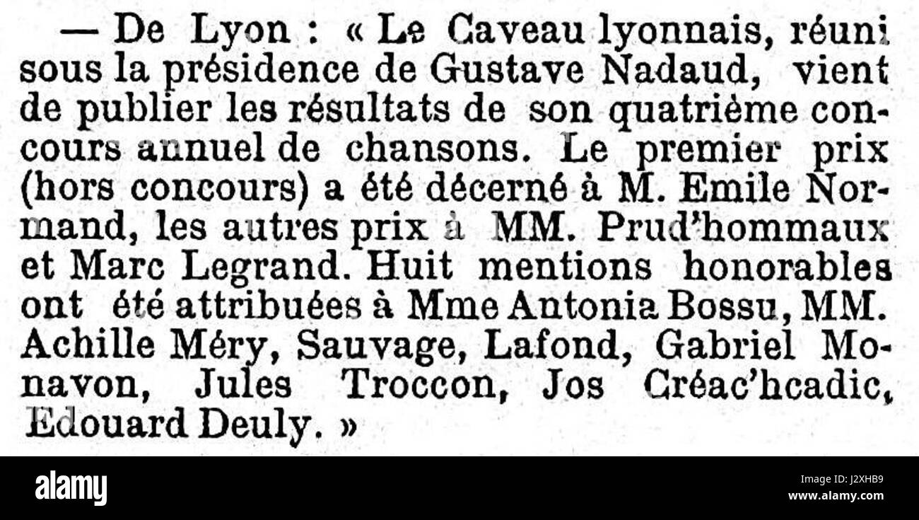 Il "Caveau Lyonnais" si riferisce a una tradizionale volta sotterranea o cantina a Lione, in Francia, risalente al 1893. Note per il suo ruolo nella conservazione del vino e del cibo, queste cantine sono una parte significativa del patrimonio culinario e architettonico di Lione. Foto Stock