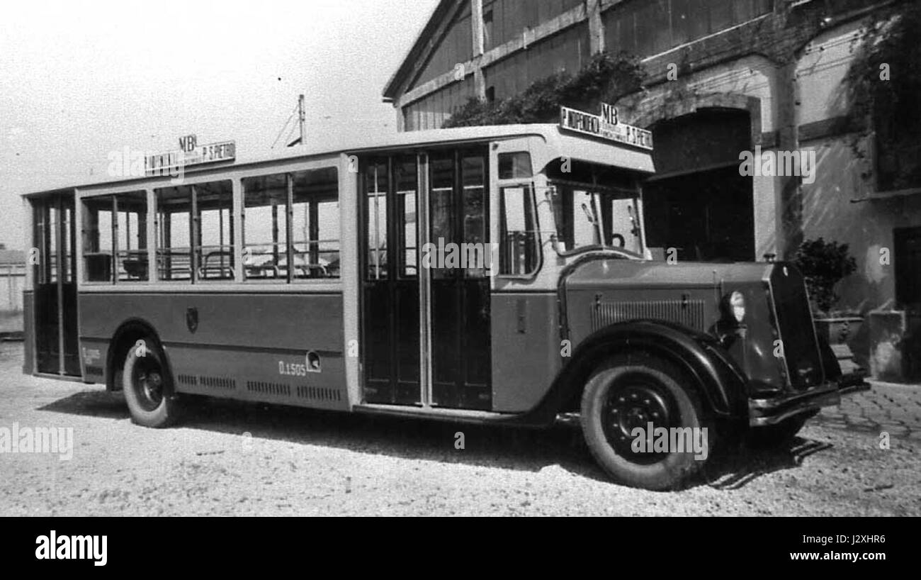 Omicron Bus roma 6 Foto Stock