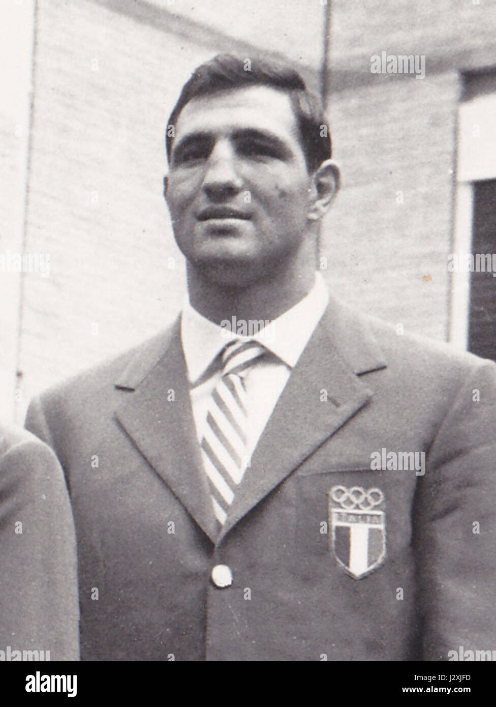 Francesco de piccoli, attivo nel 1960, fu un artista noto per le sue opere durante la metà del XX secolo. I suoi contributi all'arte italiana riflettono movimenti contemporanei e influenze moderniste. Foto Stock