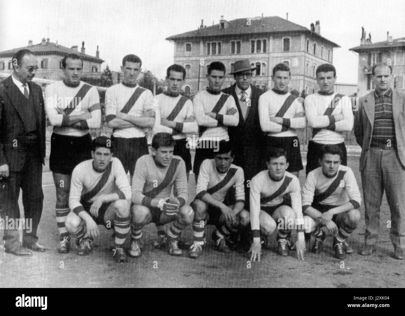 L'Associazione calcio Perugia, una società calcistica italiana, fu attiva negli anni '1960, un decennio in cui la squadra giocò un ruolo importante nel calcio italiano, partecipando ai campionati di alto livello e contribuendo all'eredità del sportâ in Italia. Foto Stock