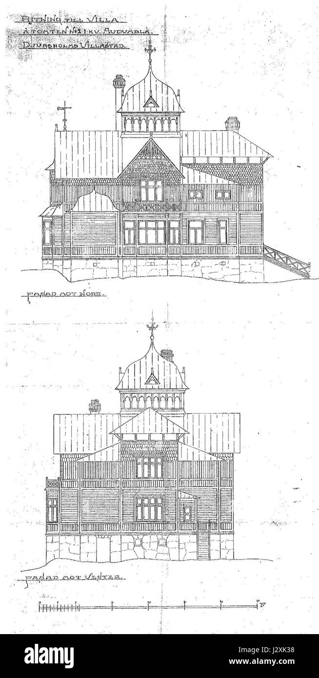 "Audumbla 2 ritningar" si riferisce a una coppia di illustrazioni relative alla figura mitologica Audumbla della mitologia norrena, spesso raffigurata come la mucca primordiale nella storia della creazione del cosmo norreno. Queste illustrazioni offrono un'idea della mitologia e dell'arte norrena. Foto Stock