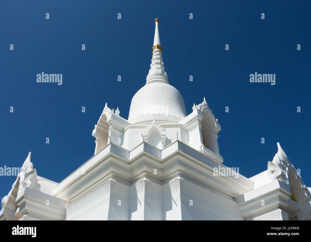 Pagoda Bianca in Thailandia Foto Stock