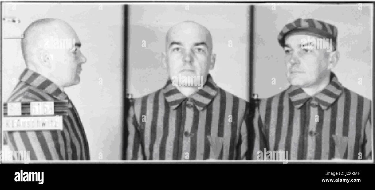 Augustyn Teodor KL Auschwitz Foto Stock