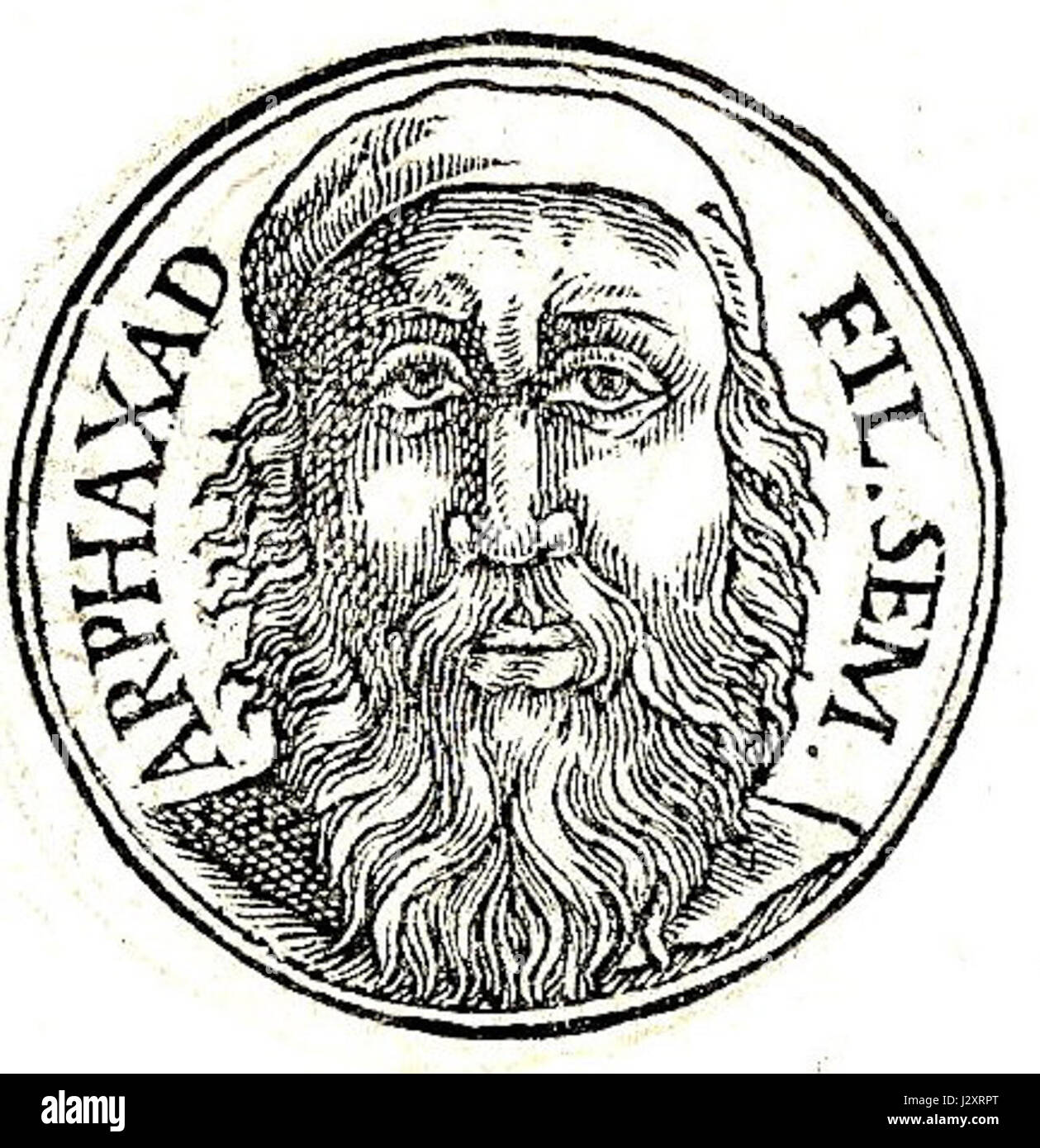 Arphaxad, una figura biblica, è descritta come il figlio di Sem e un antenato di Abramo. È descritto nelle genealogie elencate nel Libro della Genesi come uno dei primi patriarchi del popolo ebraico. Foto Stock