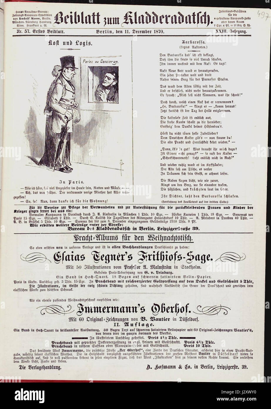 Barbarossa (Kladderadatsch) Foto Stock