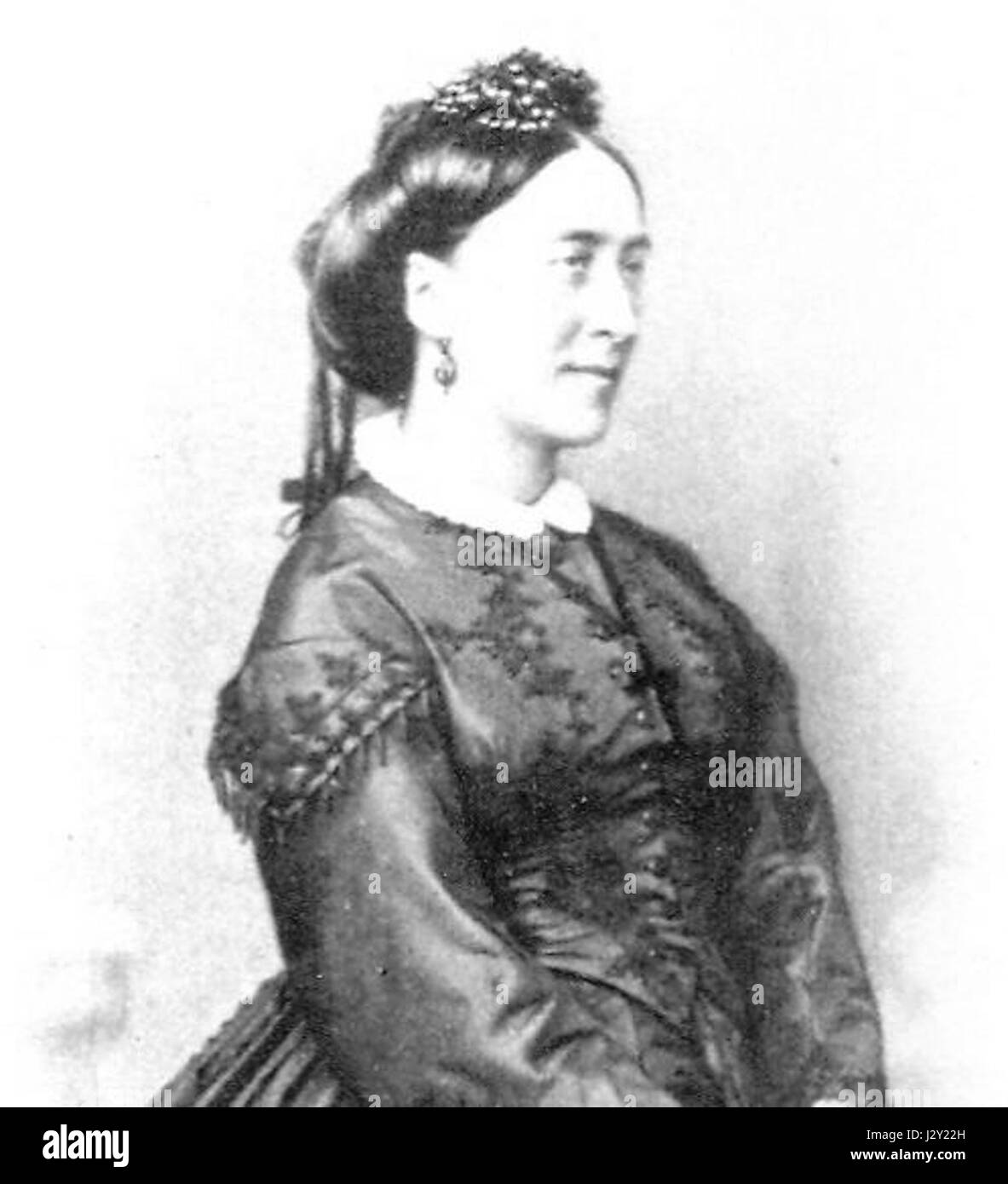 Carolina di Meclemburgo-Strelitz fu la regina consorte di re Giorgio III del Regno Unito. Era nota per la sua forte influenza politica e i suoi sforzi in questioni culturali e sociali durante l'era georgiana. Foto Stock