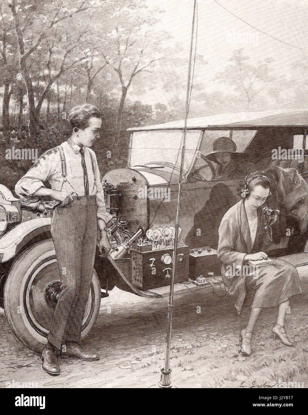 CB 1923 Louis Sabattier Foto Stock