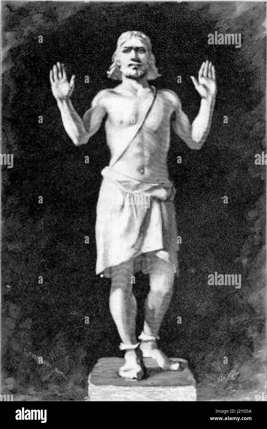 Balder è una figura della mitologia norrena, conosciuta come un dio associato alla luce, alla purezza e alla bellezza. È spesso raffigurato nei testi norreni come amato dagli dei e tragicamente destinato a morire, rappresentando temi di morte e rinascita nella mitologia. Foto Stock