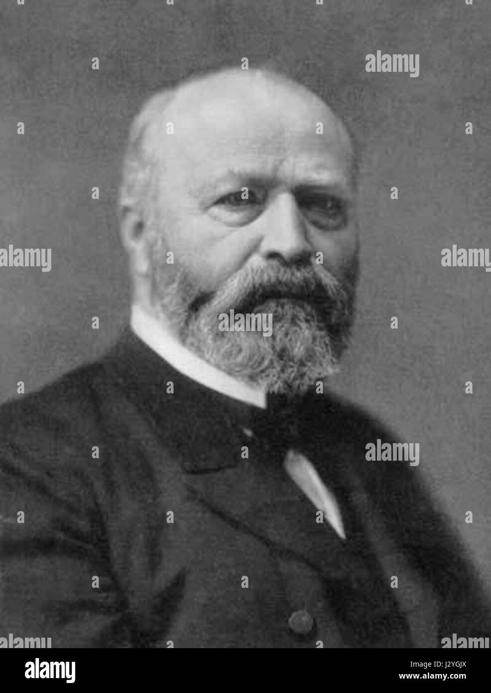 Bernhard von Gudden è stato uno psichiatra e neurologo tedesco, meglio conosciuto per il suo lavoro sullo studio del cervello e della malattia mentale. È anche noto per il suo coinvolgimento nel caso della morte di re Ludovico II di Baviera. Foto Stock