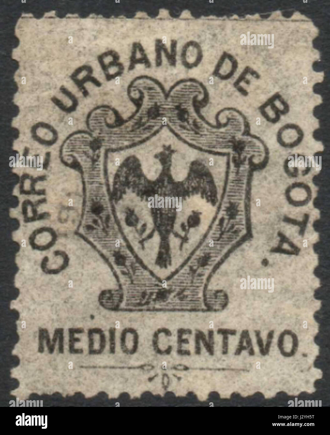 Una fotografia storica del 1899 c1899 del trasporto postale locale a Bogotà, Colombia, che cattura il sistema di consegna postale e l'ambiente locale dell'epoca. Foto Stock