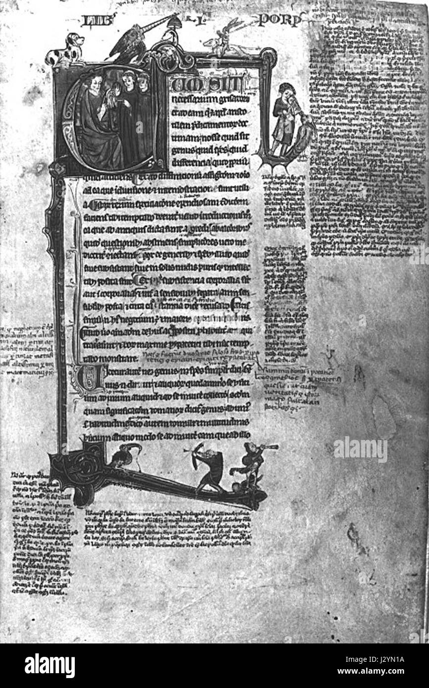 L'Aristotele Opera logica è un'opera che combina le teorie logiche di Aristotele con la struttura operistica, illustrando la sintesi della filosofia e della musica nel pensiero classico. Foto Stock