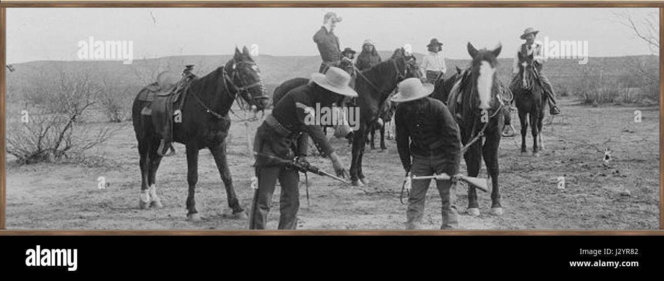 Prima della battaglia Foto Stock