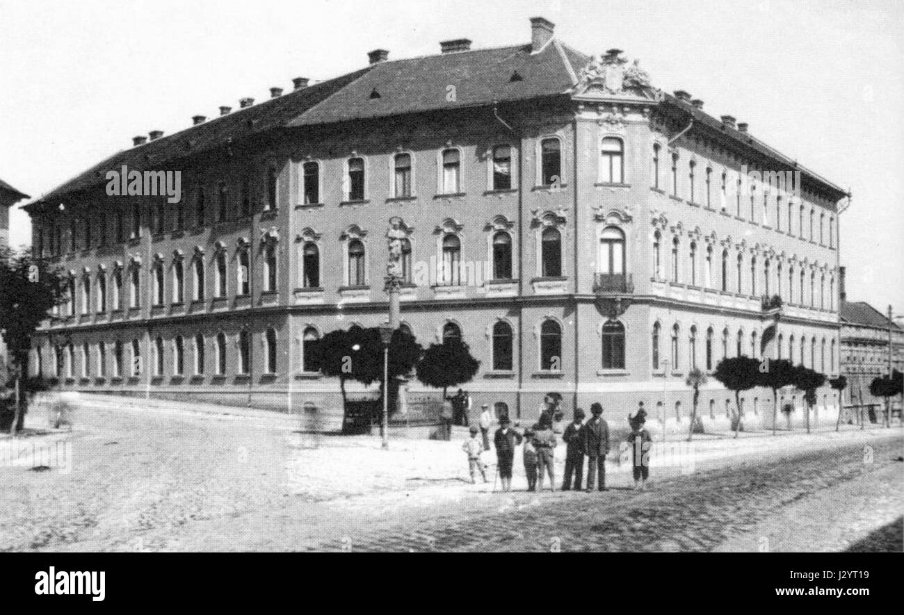 Palazzo del Vescovo Miskolc fine 1890 Foto Stock