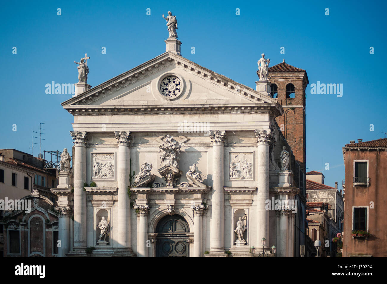 San Stai Cattedrale, una chiesa a Venezia, Italia Foto Stock