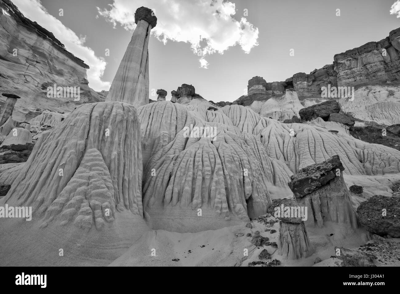 Torre di silenzio si trova in Utah. Foto Stock