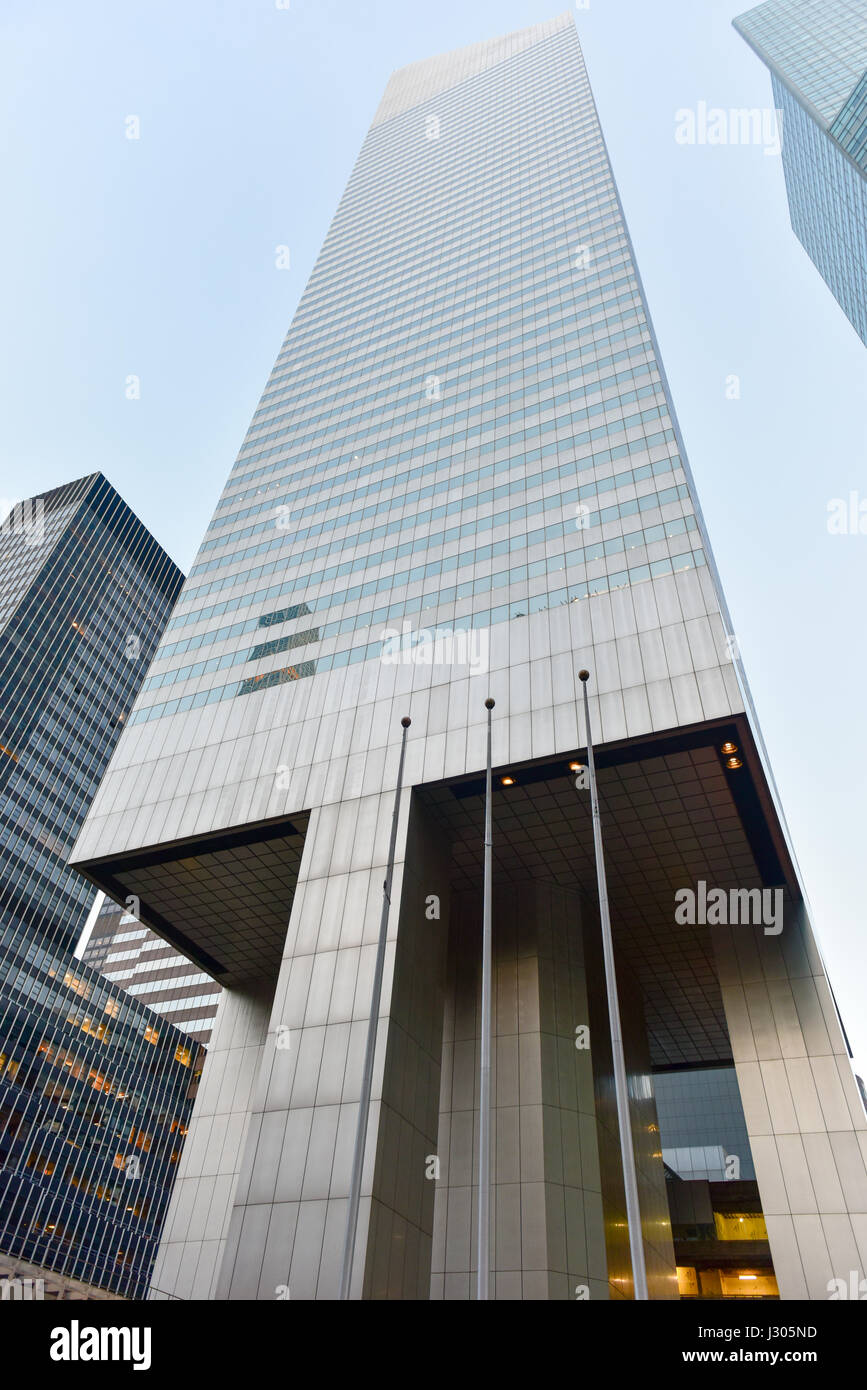 La Citigroup Centre (ex Citicorp Center e ora noto come il suo indirizzo, 601 Lexington Avenue) torre di uffici nella città di New York in midtown Manhattan. Foto Stock