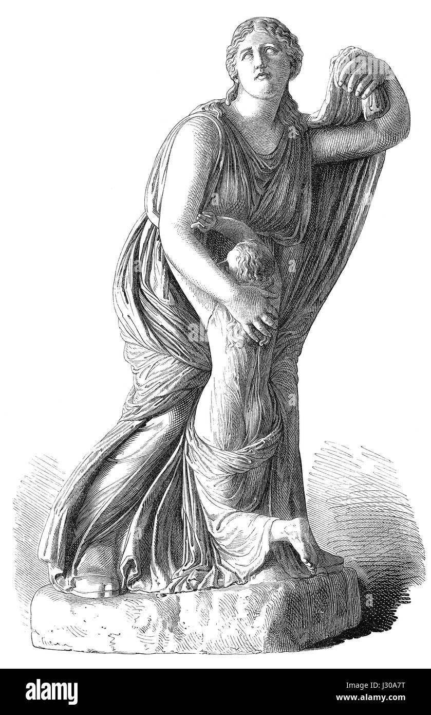 Niobe, mitologia greca Foto Stock