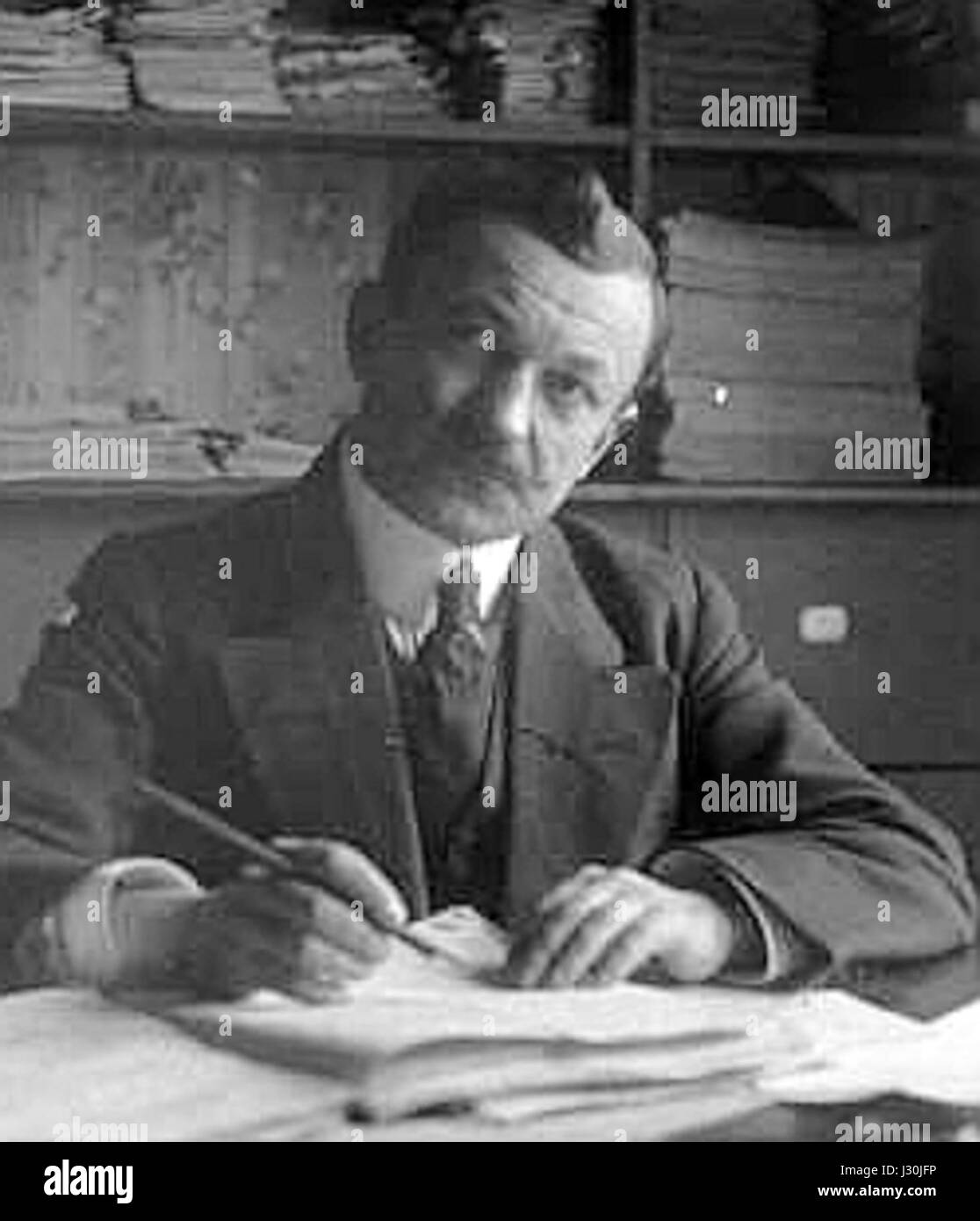 Antoine Borrel era un individuo noto per i suoi contributi, probabilmente nel campo dell'arte o della politica durante l'inizio del XX secolo, in particolare nel 1914, un anno significativo per eventi storici come la prima guerra mondiale Foto Stock