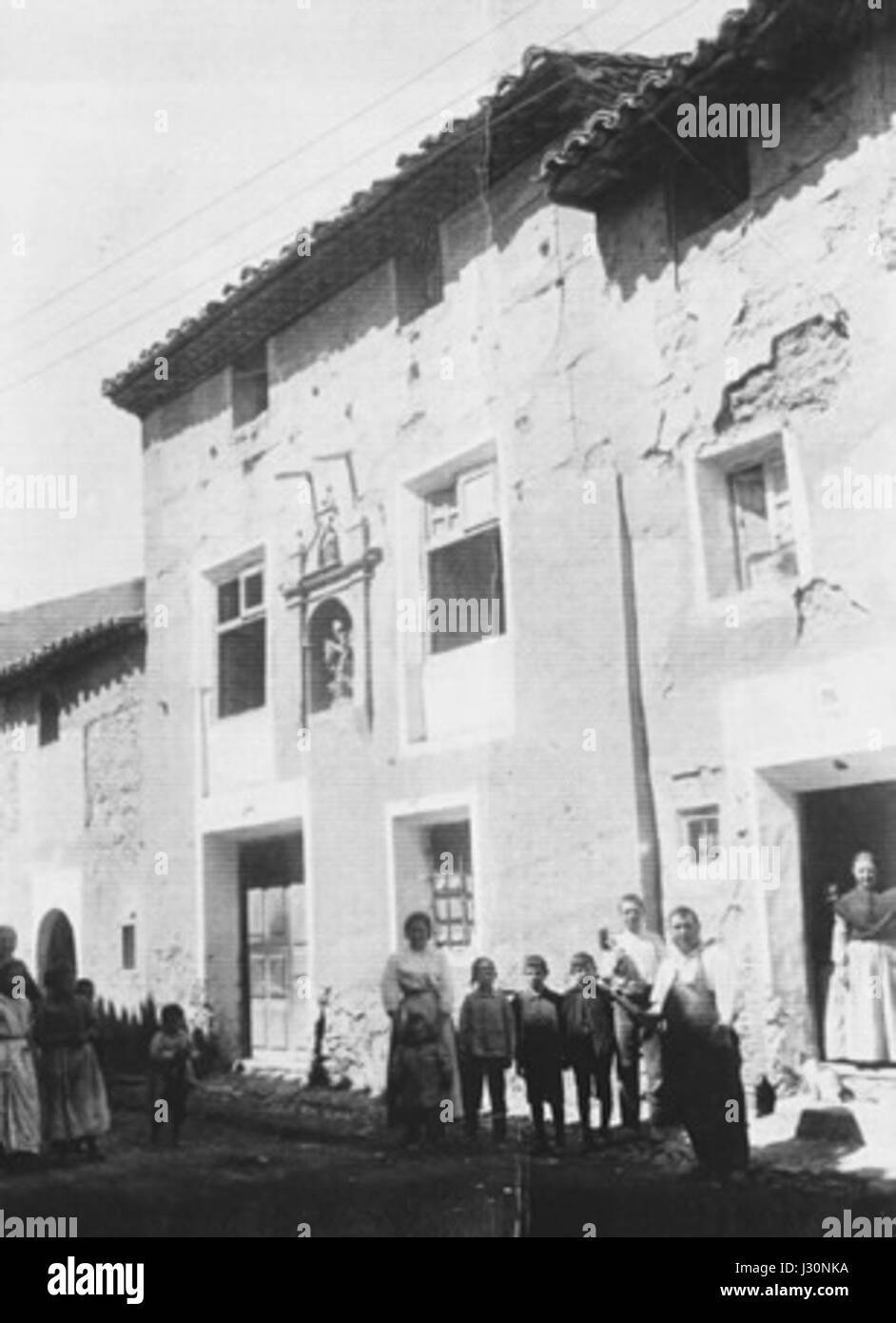 La Casa natale di Miguel de Molinos è il luogo di nascita del sacerdote e mistico spagnolo Miguel de Molinos. Conosciuto per i suoi scritti sulla vita spirituale, la sua casa è un sito storico. Foto Stock