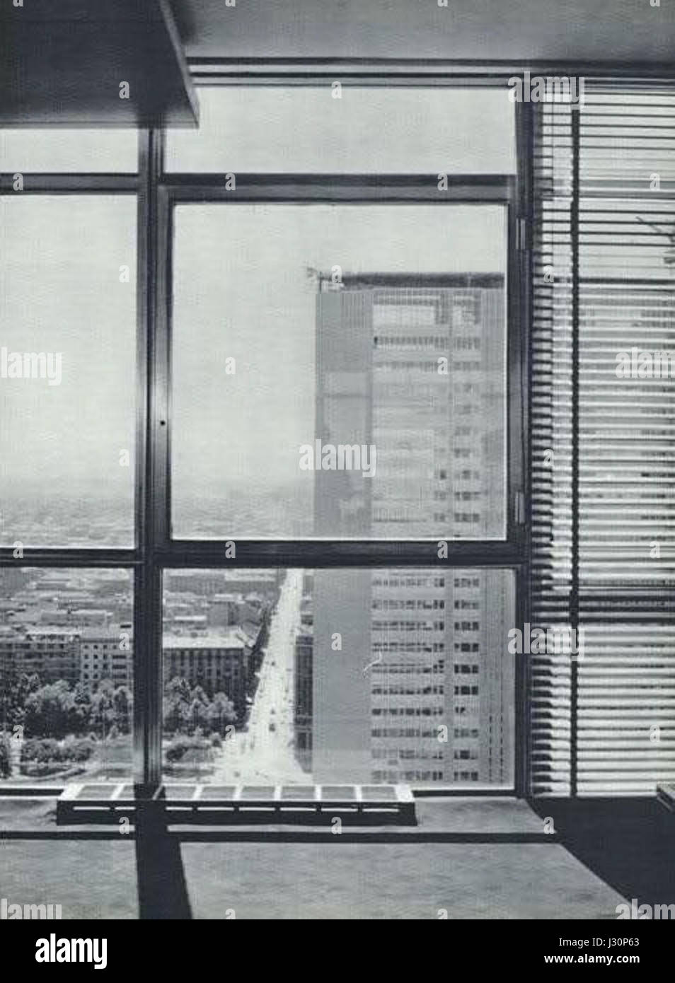 Milano, Torre Galfa (interni) 03 Foto Stock