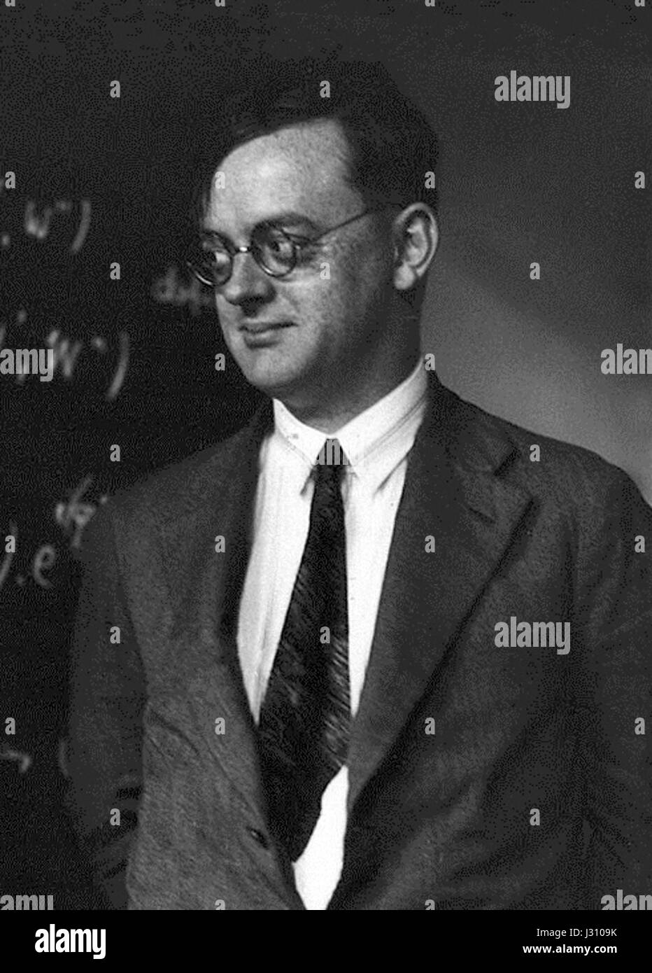 Pascual Jordan era un fisico tedesco noto per i suoi contributi alla meccanica quantistica durante l'inizio del XX secolo. Giocò un ruolo chiave nello sviluppo della meccanica delle matrici e della teoria quantistica. Foto Stock