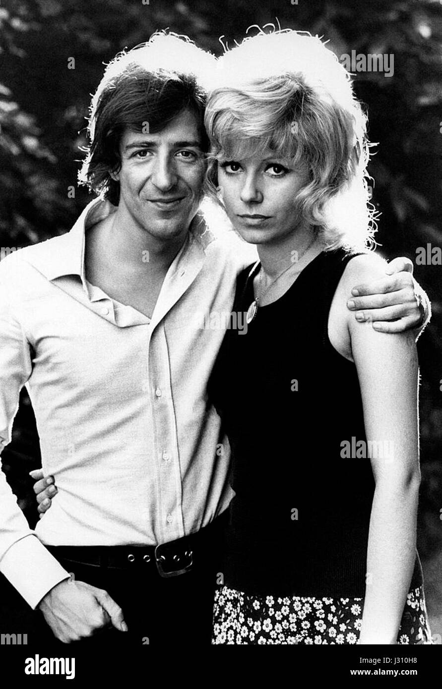 Giorgio Gaber e Obretta Colli 1970 Foto Stock