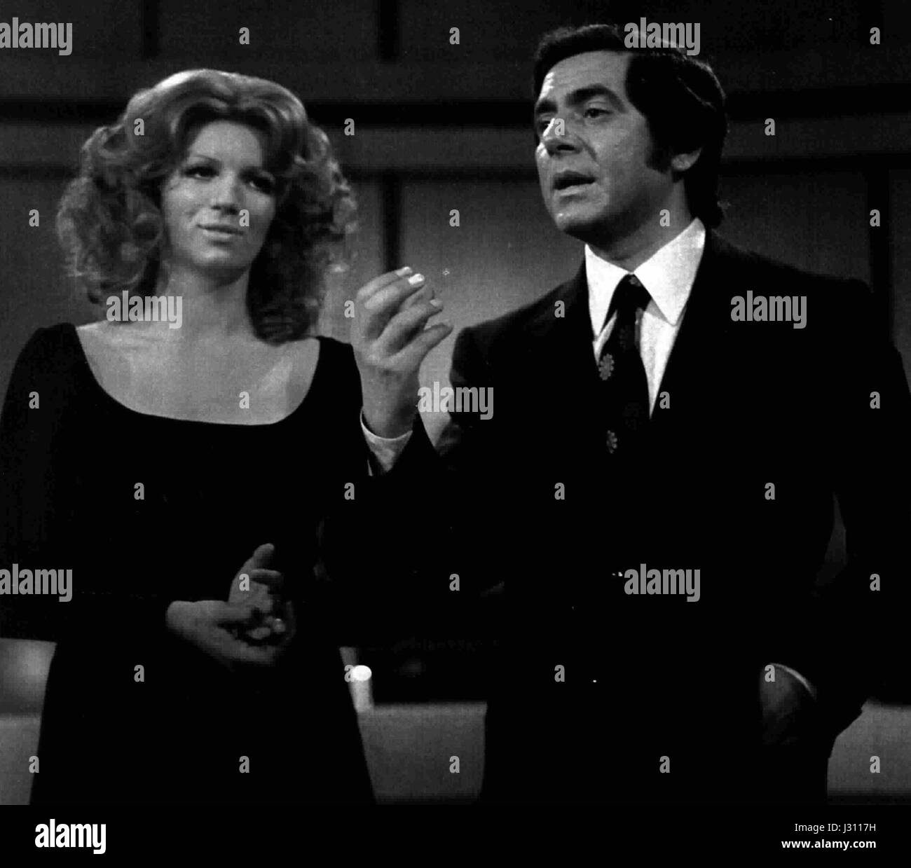 Iva Zanicchi e Corrado Foto Stock