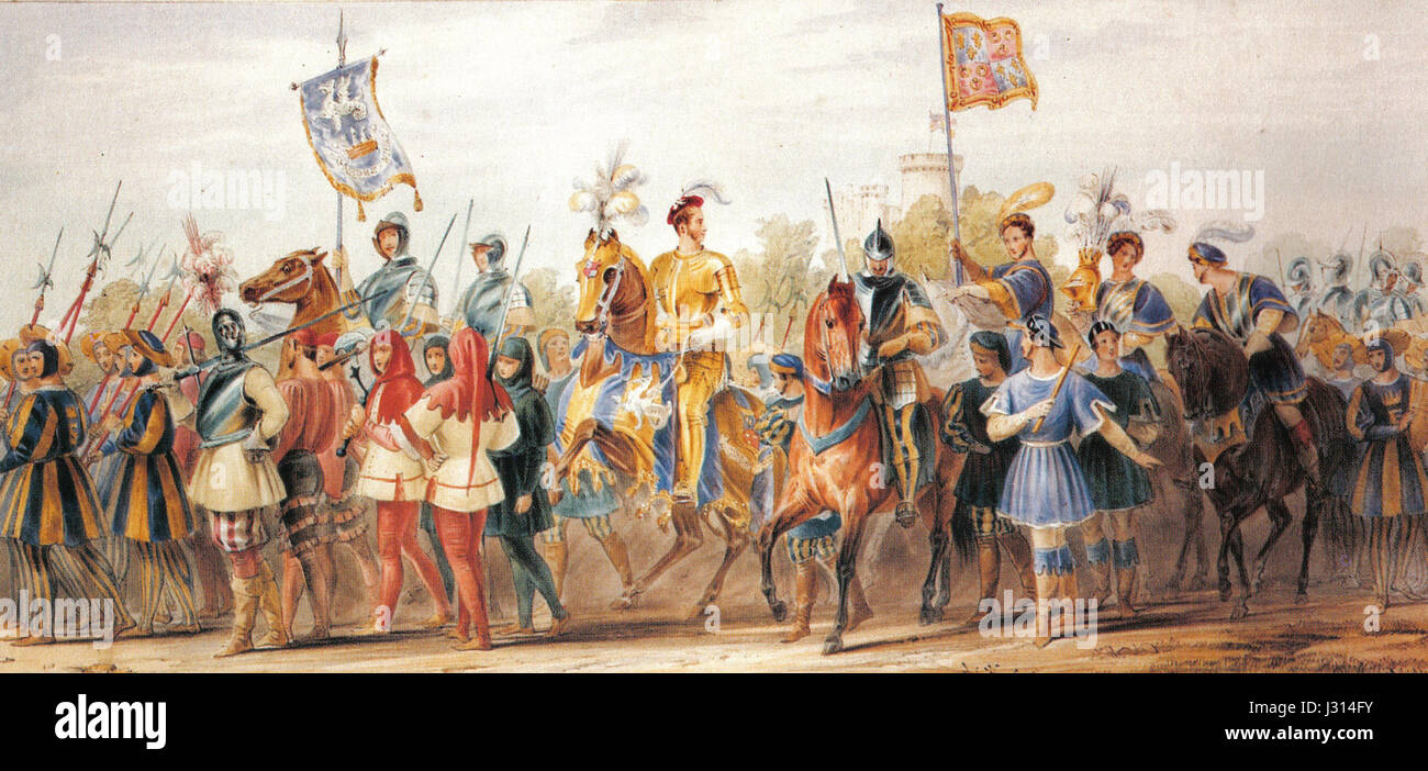 Archibald William Montgomerie, noto come Lord of the Tournament, era un nobile britannico, probabilmente associato a tornei medievali o eventi cavallereschi. Il suo titolo suggerisce una prominenza negli eventi storici britannici. Foto Stock