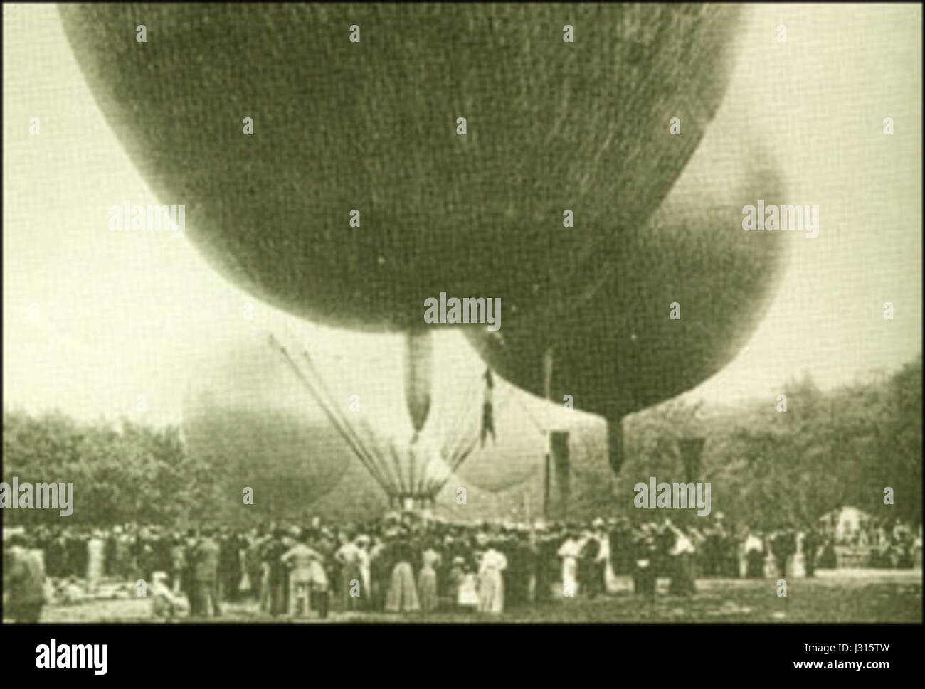 Balloning 1900 Foto Stock