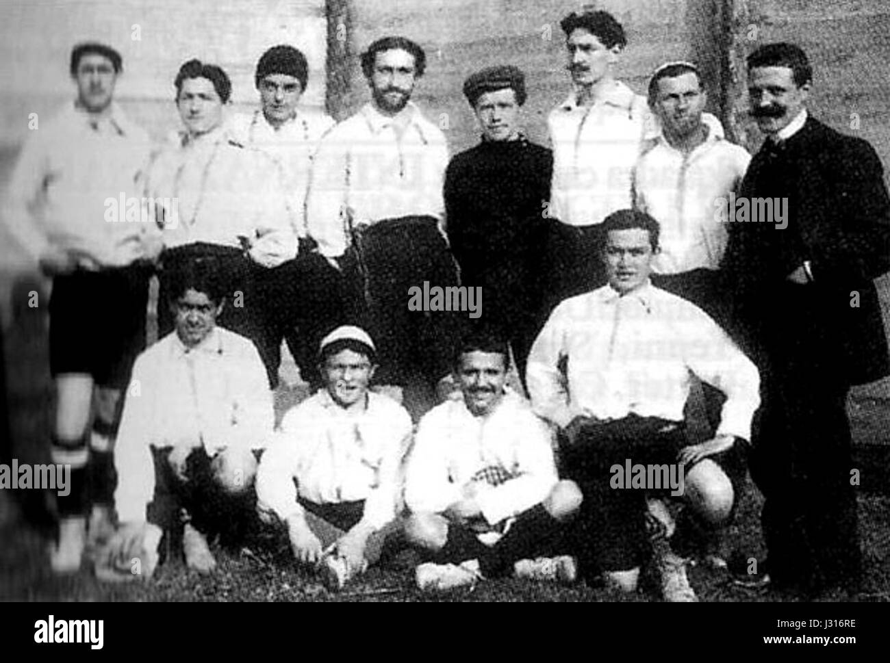 Il calcio italiano Champion 1908 Foto Stock