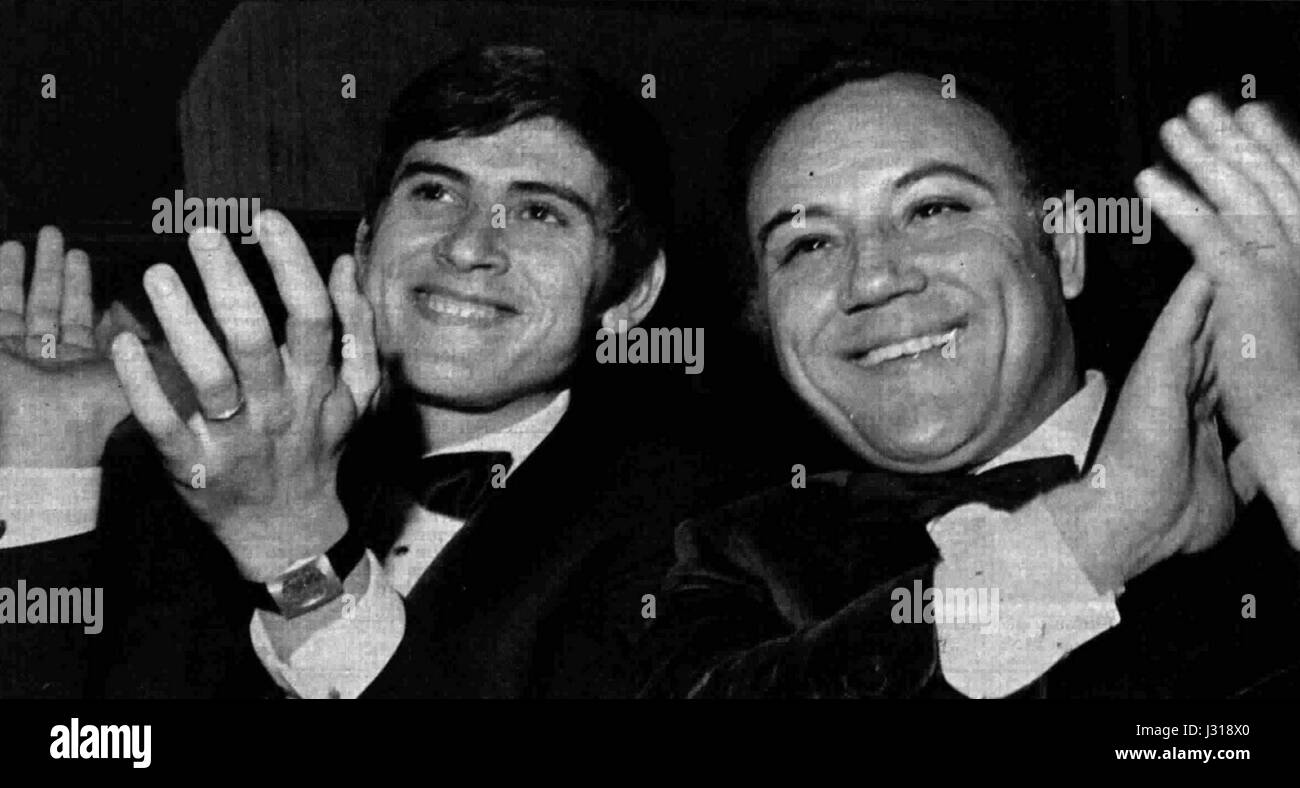 Gianni Morandi e Claudio Villa Foto Stock