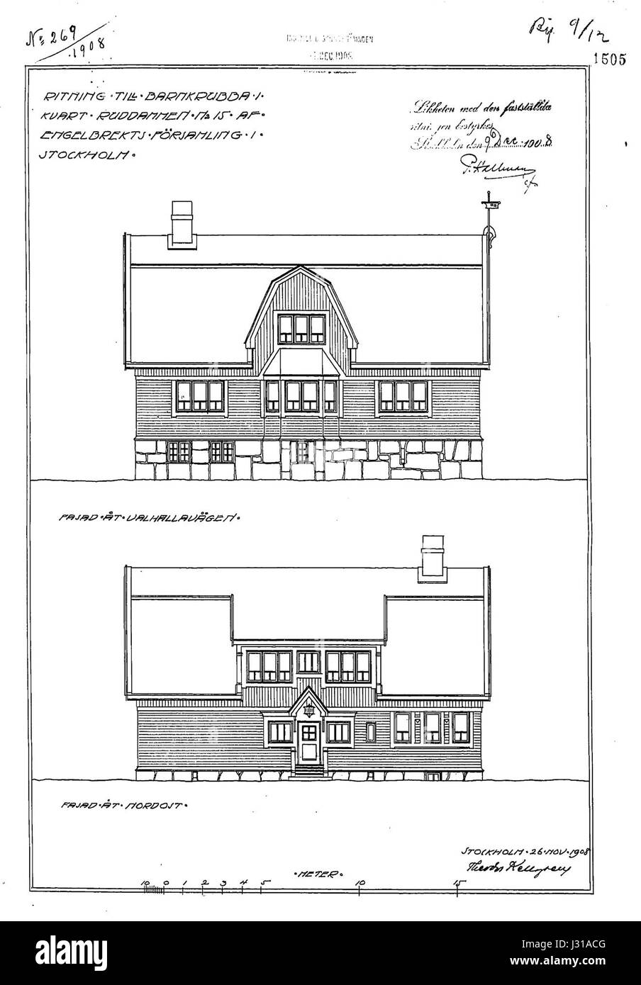 Barnkrubba, kv. Ruddammen Foto Stock
