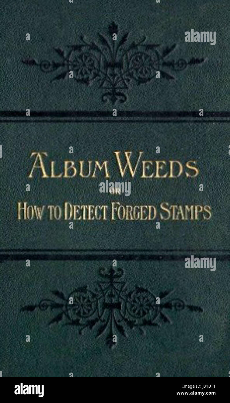 Album erbacce la copertina del libro Foto Stock