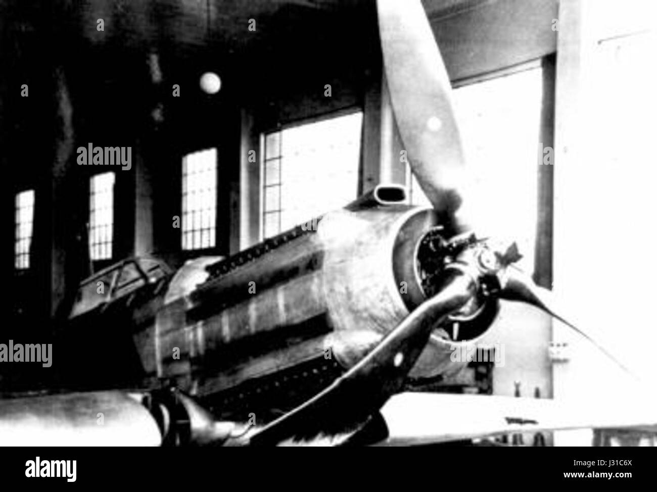 Il Caproni-Vizzola F6MZ è un velivolo storico noto per il suo design e contributi alla storia dell'aviazione. Rappresenta un periodo significativo nello sviluppo degli aeromobili durante il suo periodo. Foto Stock