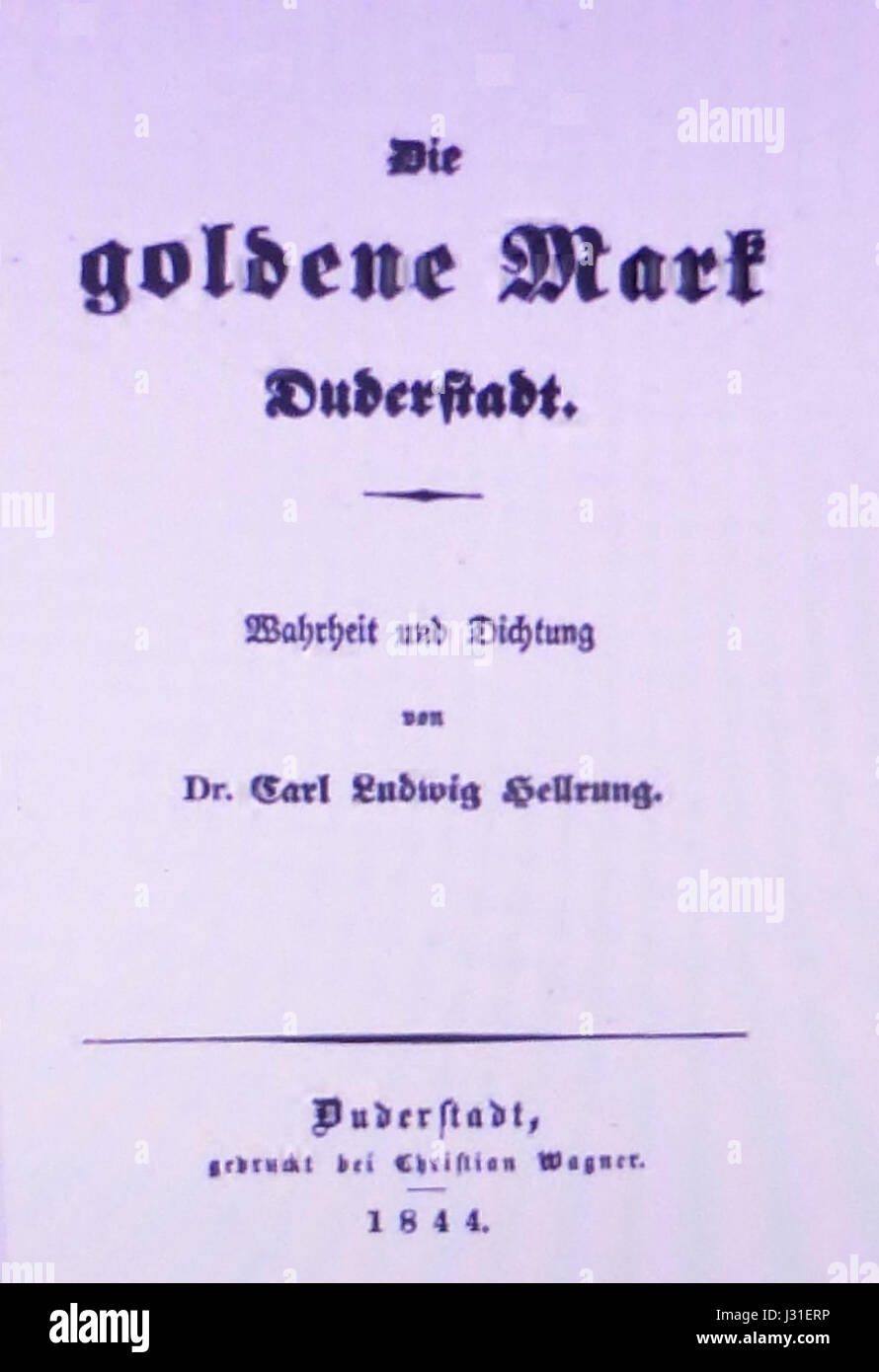 C.L.Hellrung Die GM Duderstadt (2) Foto Stock