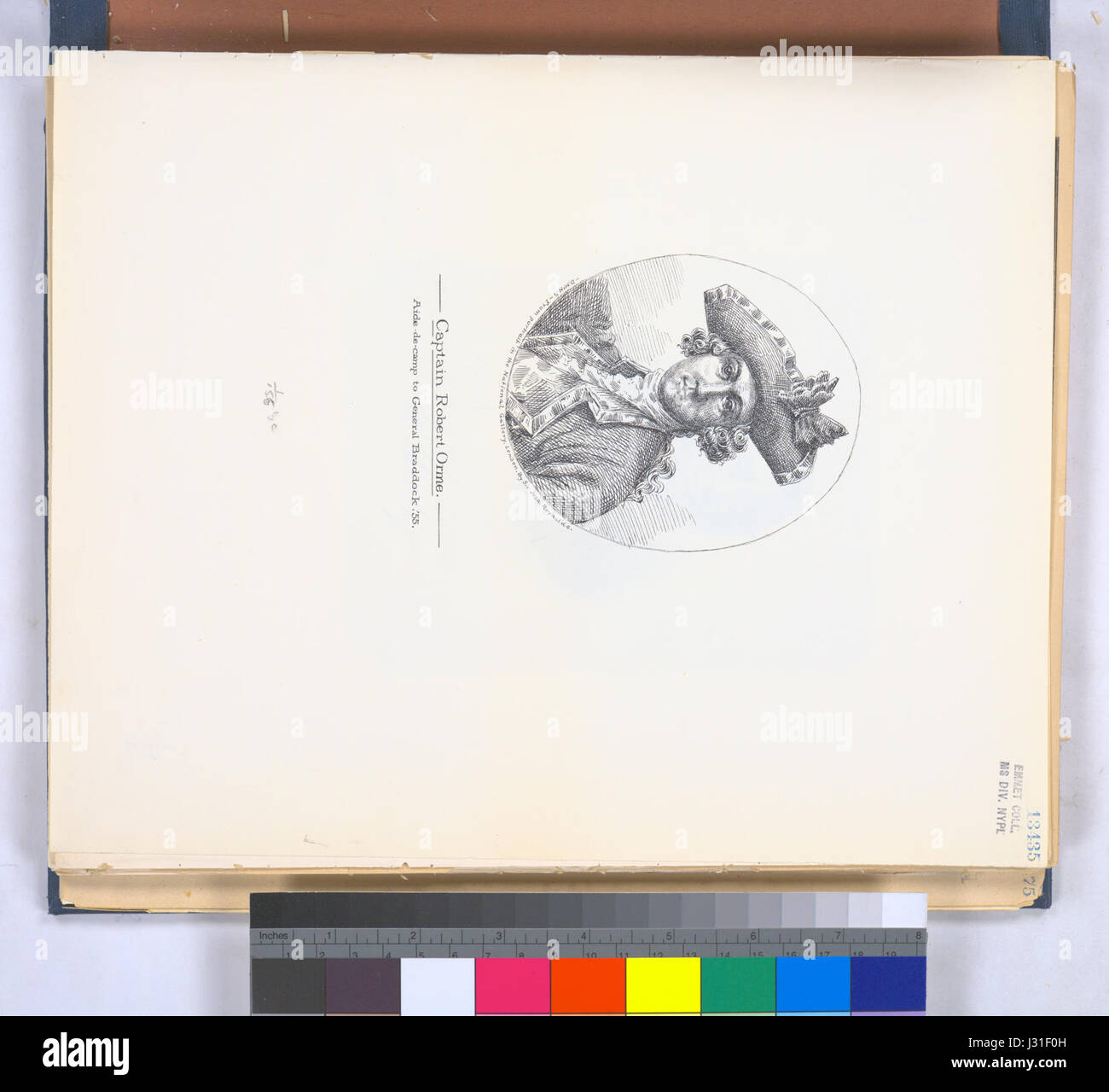 Il capitano Robert Orme, aiutante di campo del generale Braddock, '55 (NYPL ADE-254404-429630) Foto Stock