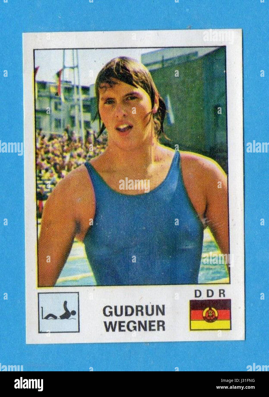 Gudrun Wegner c1974 Foto Stock