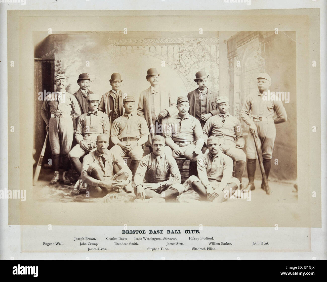 Base di Bristol Club di ballo, c1890 Foto Stock