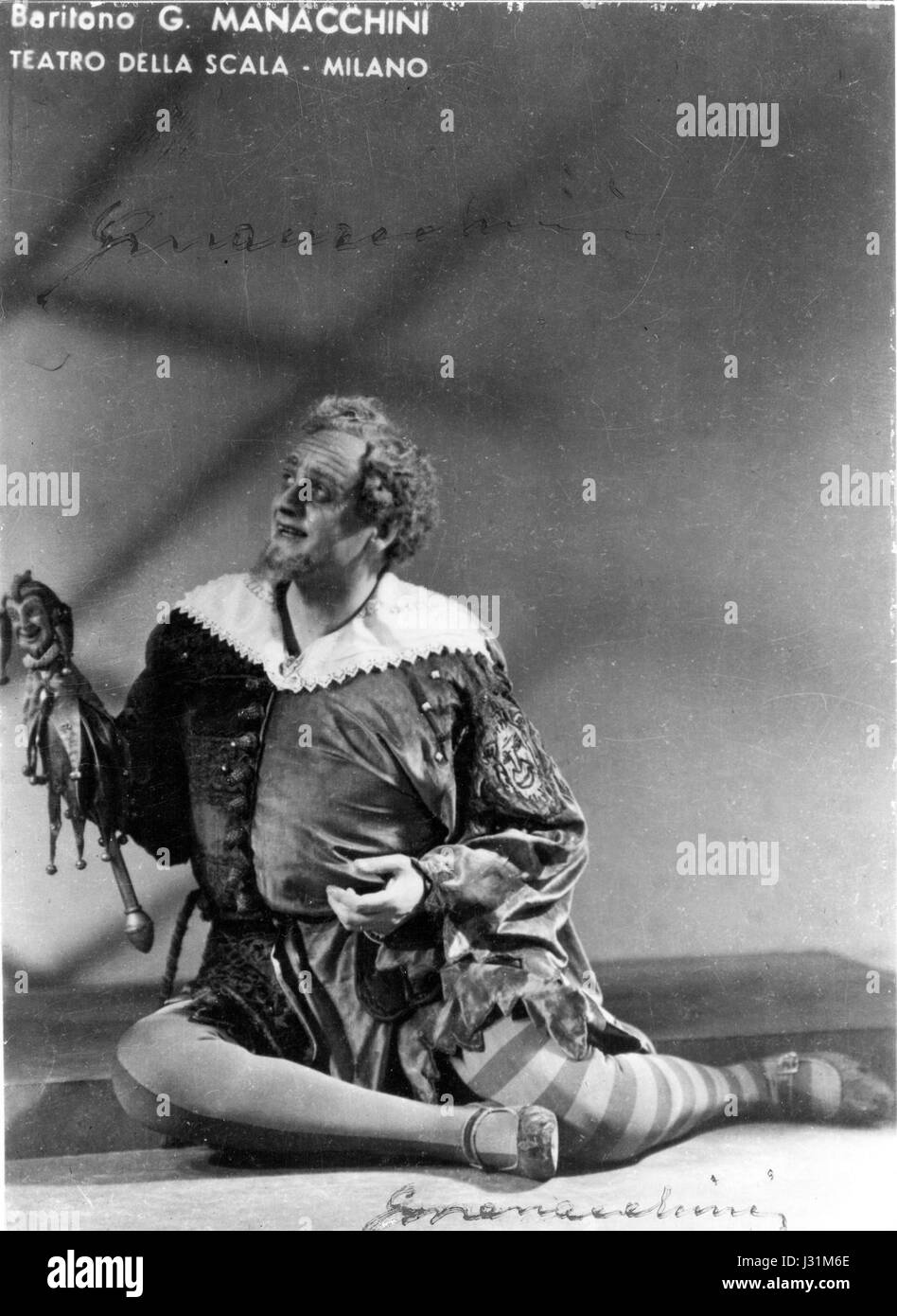 Manacchini Rigoletto, artista riconosciuto per i contributi all'arte rinascimentale italiana. Foto Stock