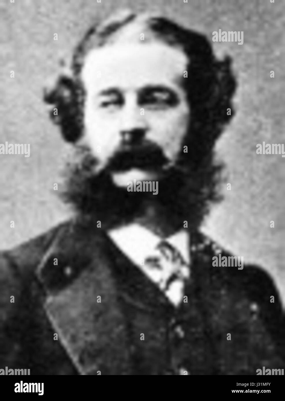 Emilio Visconti Venosta è stato uno statista e diplomatico italiano, attivo nel XIX secolo. I suoi contributi alla politica italiana, in particolare durante il periodo dell'unificazione, lo rendono una figura storica notevole. Foto Stock