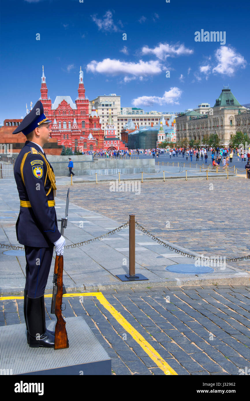 La piazza Rossa di Mosca Foto Stock