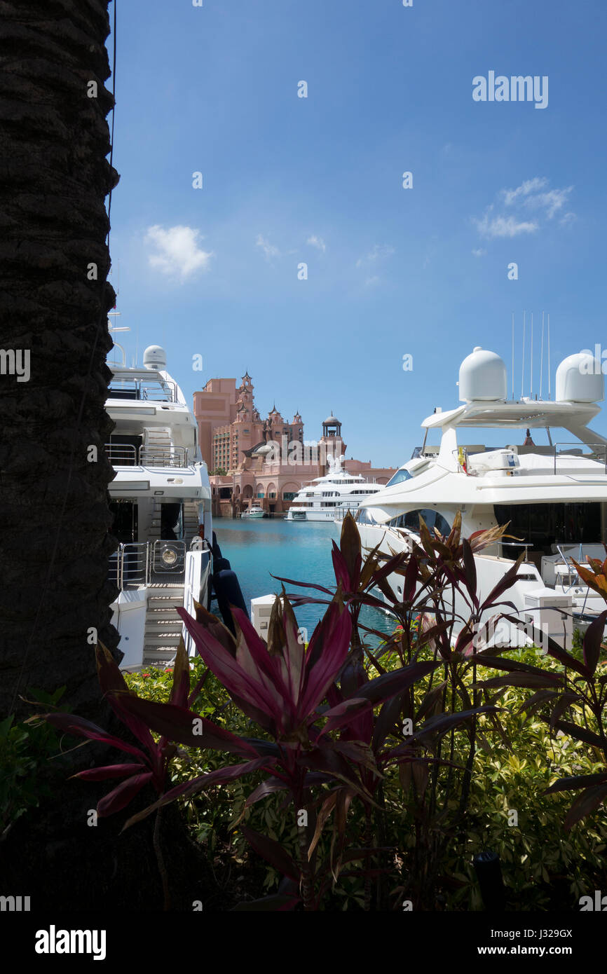 Atlantis, Paradise Island Resort, hotelNassau, New Providence, Bahamas, Foto Stock